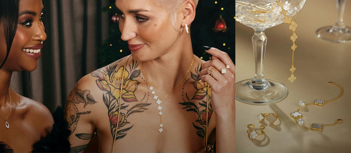 American Swiss Christmas Gold & Silver jewellery GIF