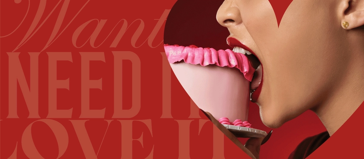 American Swiss Valentines Red banner Main Message