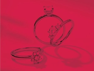 Sterns solitaire diamond rings