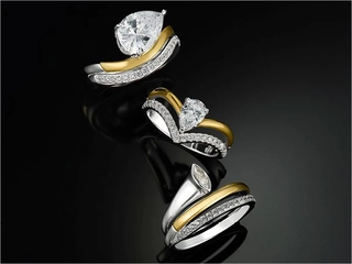 American Swiss diamond rings