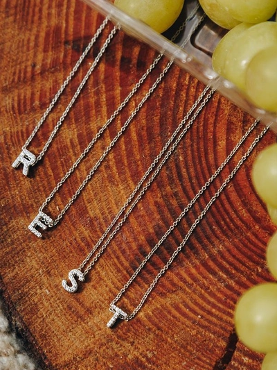 Galaxy initial jewellery