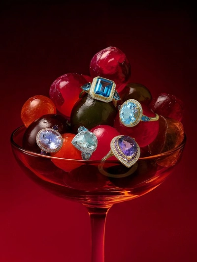 American Swiss Christmas diamond rings