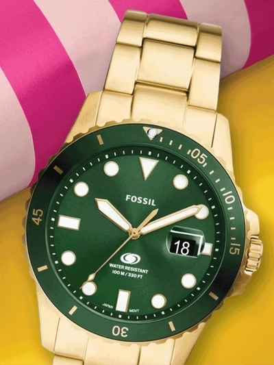 Sterns Christmas Fossil watch