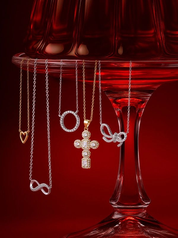 American Swiss Christmas Necklaces