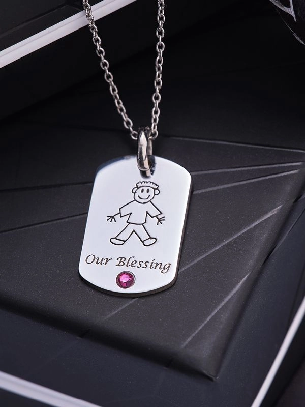 Americans Swiss personalised love note jewellery