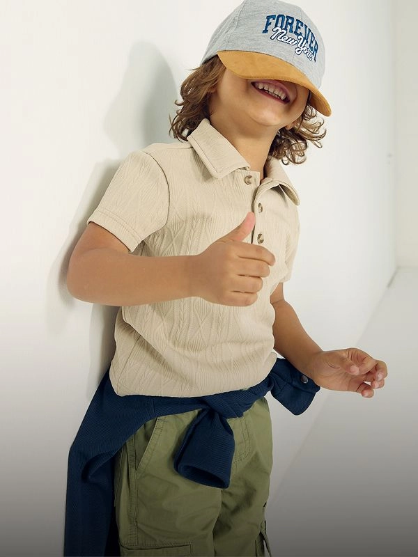 Boys Textured Tops