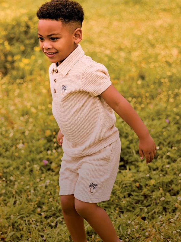 Boys textured shorts