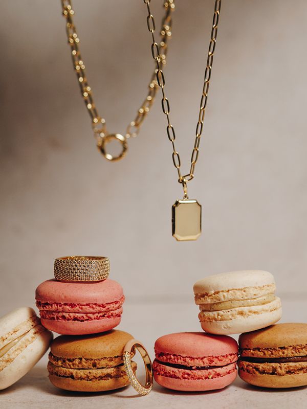 Necklaces and rings