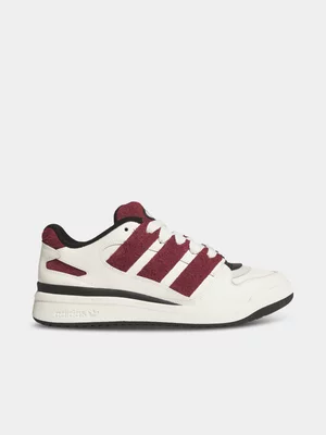 adidas Originals Men's Forum 2000 Cream/Burgundy Sneaker