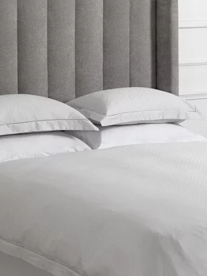 Guest House Diamond Jacquard Duvet Cover Set Grey