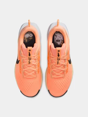 Nike Womens Reactx Pegasus Trail 5 Orange/Black Trail Running Shoes