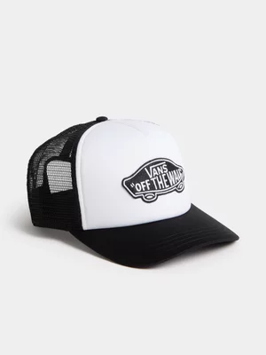 Mens Vans Classic Patch Bill Trucker Black/White Cap