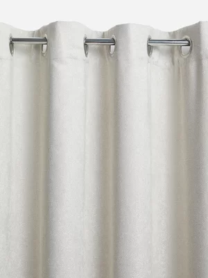 Jet Cream Chloe Blockout Eyelet Curtain 140x225