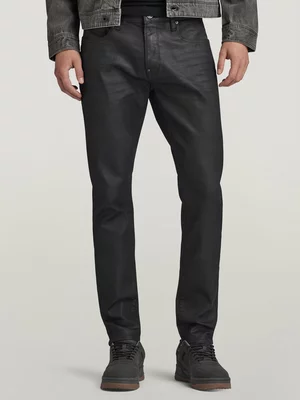 G-Star Men's Revend Skinny Coated Black Jeans
