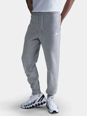 Nike Mens Club Grey Heather/White Jogger