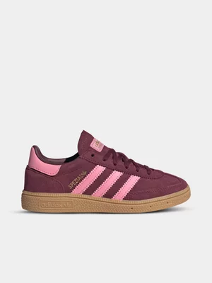 adidas Originals Kids Handball Spezial Maroon/Bliss Pink Sneaker