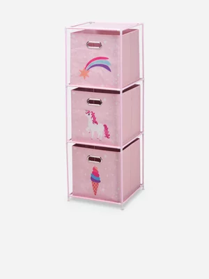 Storage Solutions Drawer Cabinet 3 Storage Boxes