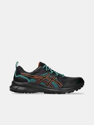 Asics Mens Trail Scout 3 Black/Nova Orange Trail Running Shoes 