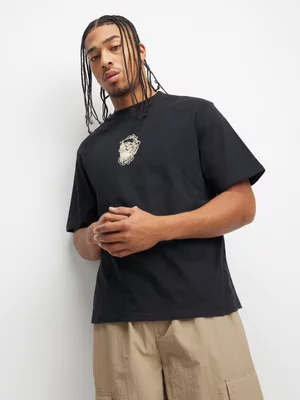 The FIX Men's Black Skull Graphic Top