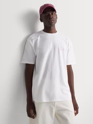 Markham Men's White Graphic T-Shirt