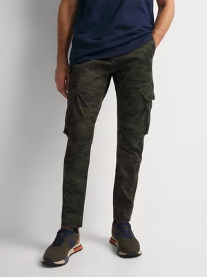 Relay Jeans Men's Camo Utility Fatigue Bottoms