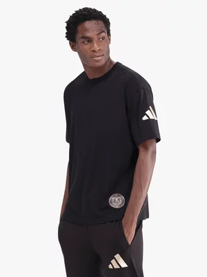 adidas Mens Orlando Pirates Icons Black/Gold Tee