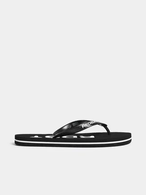 Redbat Athletics Men's Black/White Flip Flop