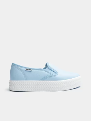 Women's Tomy Kit PU Pale Blue/White Sneaker