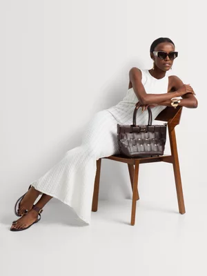 Cable Knit Bodycon Knitwear Midi Dress