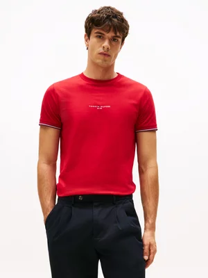 Men's Tommy Hilfiger Red Tipped T-Shirt