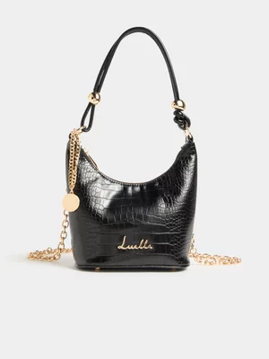 Luella Croc Bucket Bag