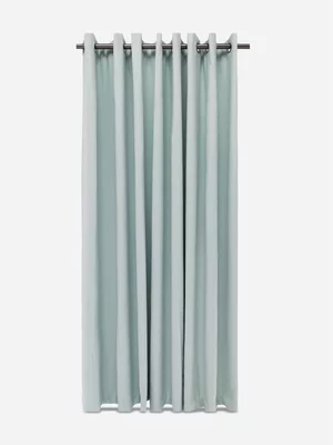 Volpes Sienna Blockout Duck Egg Eyelet Lined Curtain