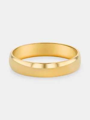 Yellow Gold Plain Wedding Band