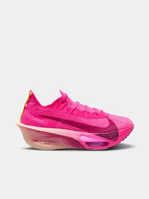 Nike Womens Alphafly Next %3 Hyper Pink/Boredeaux Running Shoes 