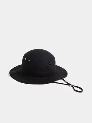 Relay Jeans Men's Ripstop Utility Black Boonie Hat