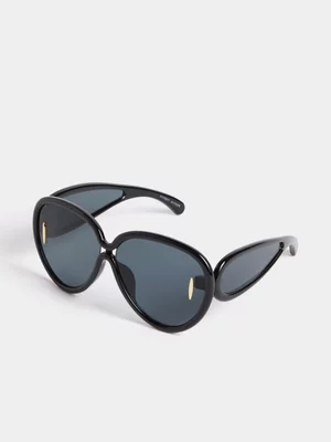 Oversized L Aviator Sunglasses