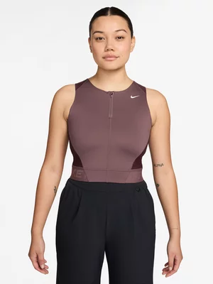 Nike Pro Womens Dri-Fit Tattoo/Burgundy Crush/White Tank Top