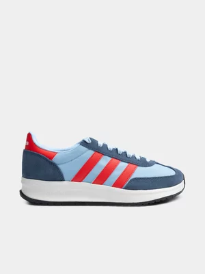 Mens adidas Run 70's Blue/Red Sneaker