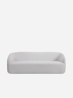 Pale 4 Seater Boucle Couch