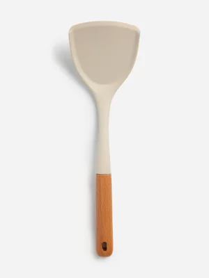 Jet Home Cream Bamboo And Silicone Solid Turner 