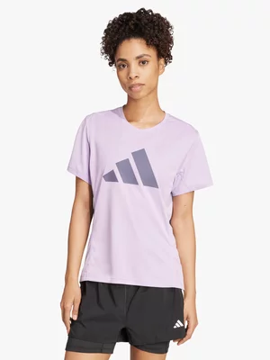adidas Womens Run It Powder Plum Tee