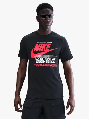 Nike Mens Sportswear Graphic Black Tee
