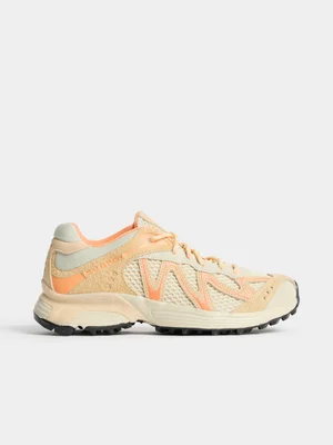 Salomon Women's XT-Whisper Embroidery Cream/Orange Sneaker
