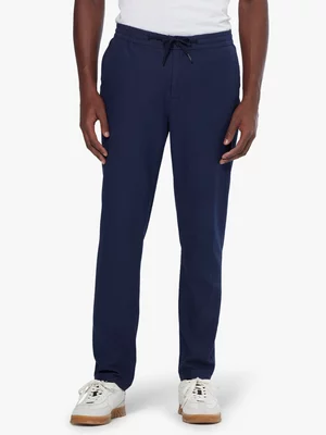 Men's Scotch & Soda Navy Core Warren - Cotton/ Linen Pants 