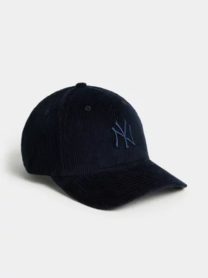 New Era New York 9Forty Corduroy Navy Cap 