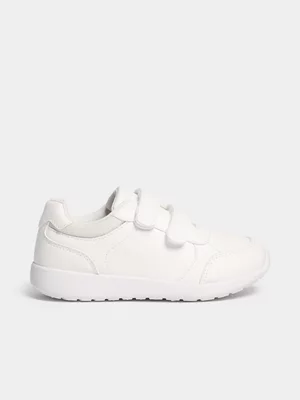 Younger Boy's White Sneakers