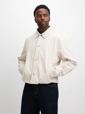 Jet Men’s Ecru Coach Jacket