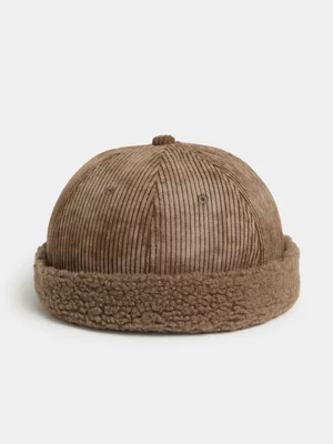 The FIX Unisex Brown Corduroy Docker