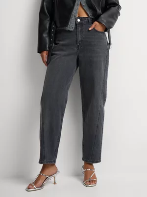 FF Denim Barrel Leg Jeans