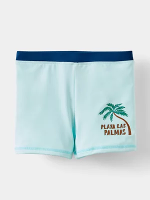 Cotton On Kids Boy Blue Billy Boyleg Swim Trunks